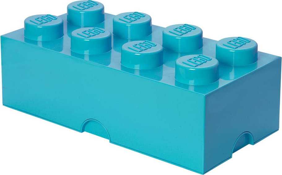 Azurově modrý úložný box LEGO® LEGO