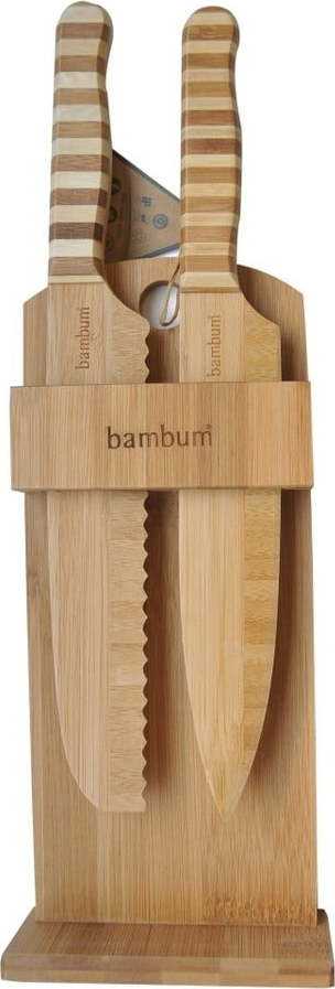 Bambusový stojan se 2 noži Bambum Chapati Bambum