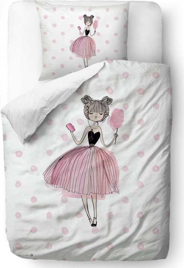 Bavlněné dětské povlečení Mr. Little Fox Pink Girls