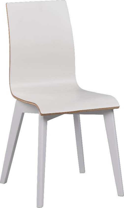 Bílá jídelní židle s bílými nohami Rowico Grace Rowico