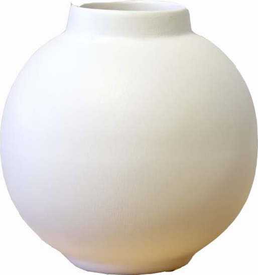 Bílá keramická váza Rulina Topik Rulina