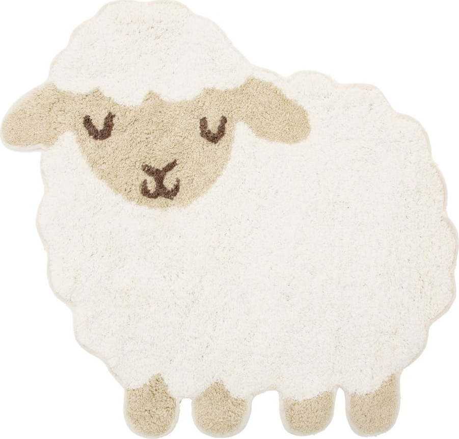 Bílý dětský bavlněný koberec Sass & Belle Baa Baa Lamb
