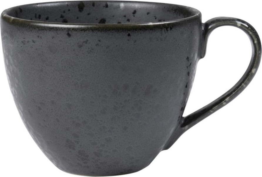 Black kameninový šálek na čaj Bitz Mensa