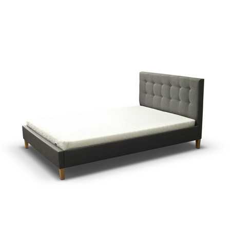 Čalouněná postel DAVID rozměr 120x200 cm Tmavě šedá TT-FURNITURE