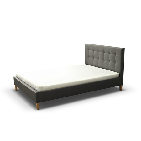Čalouněná postel DAVID rozměr 80x200 cm Tmavě šedá TT-FURNITURE