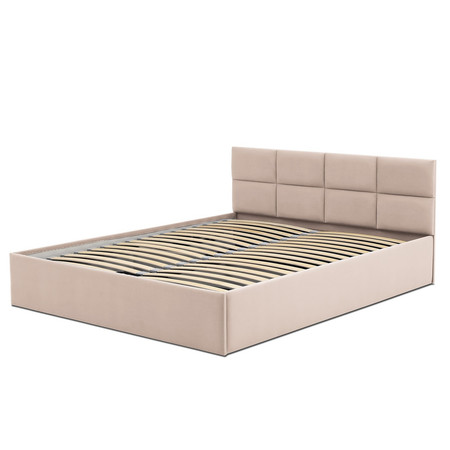 Čalouněná postel MONOS bez matrace rozměr 160x200 cm Béžová Signal-nabytek