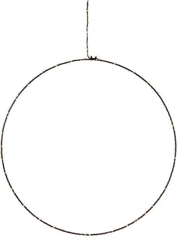 Černá vánoční závěsná světelná dekorace Markslöjd Alpha Circle