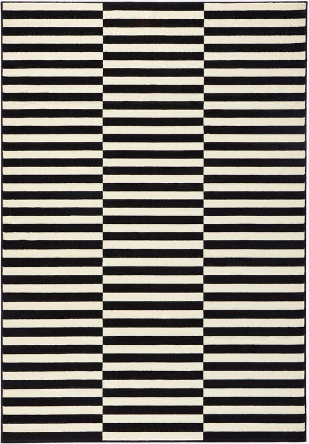 Černo-bílý koberec Hanse Home Gloria Panel