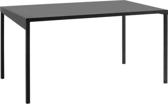 Černý kovový jídelní stůl Custom Form Obroos