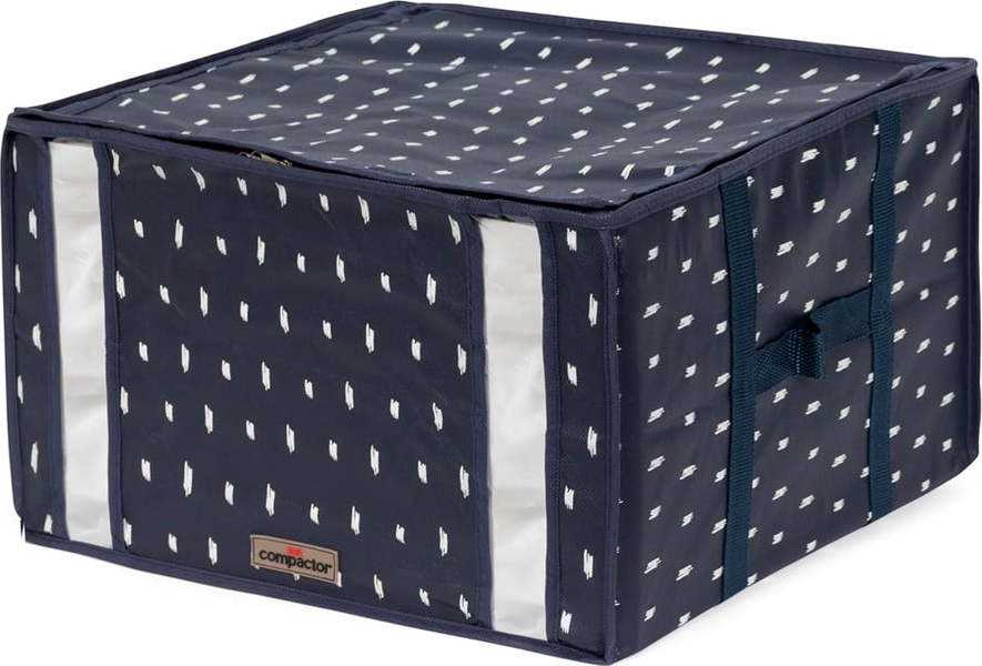 Černý vakuový úložný box na oblečení Compactor Kasuri