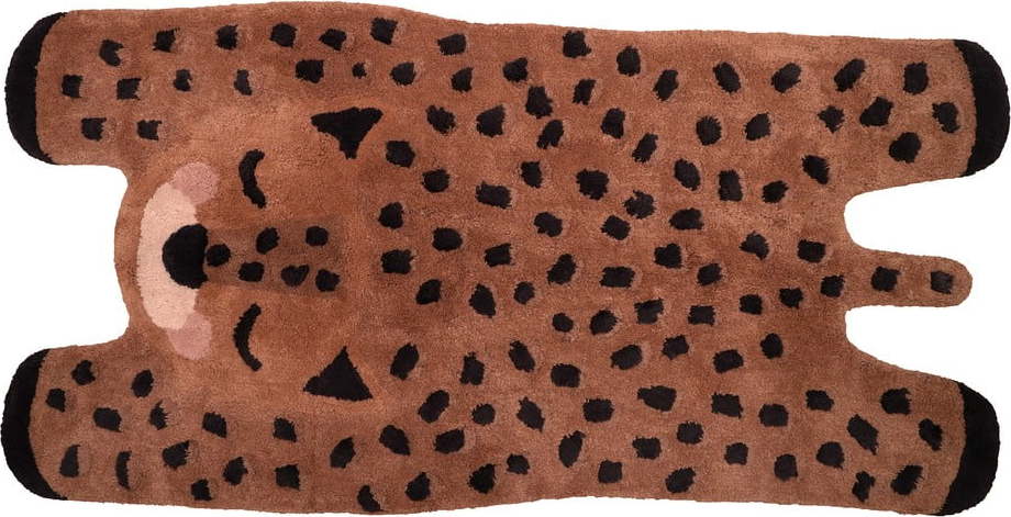 Dětský bavlněný ručně vyrobený koberec Nattiot Little Cheetah