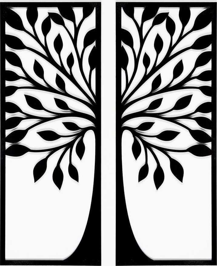 Dřevěná nástěnná dekorace Evila Originals Tree Of Life Evila Originals