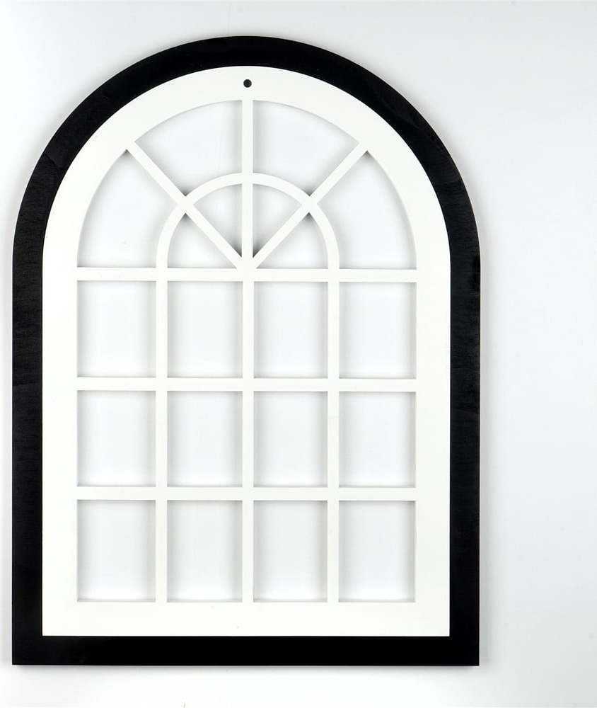 Dřevěná nástěnná dekorace Kate Louise Window II. Kate Louise