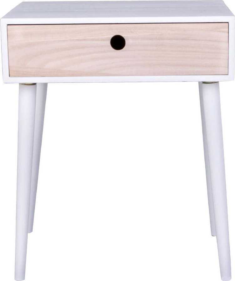 Dřevěný odkládací stolek se zásuvkou House Nordic Parma House Nordic