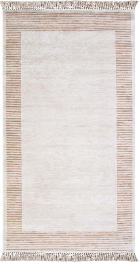 Hnědobéžový koberec Vitaus Hali Ruto