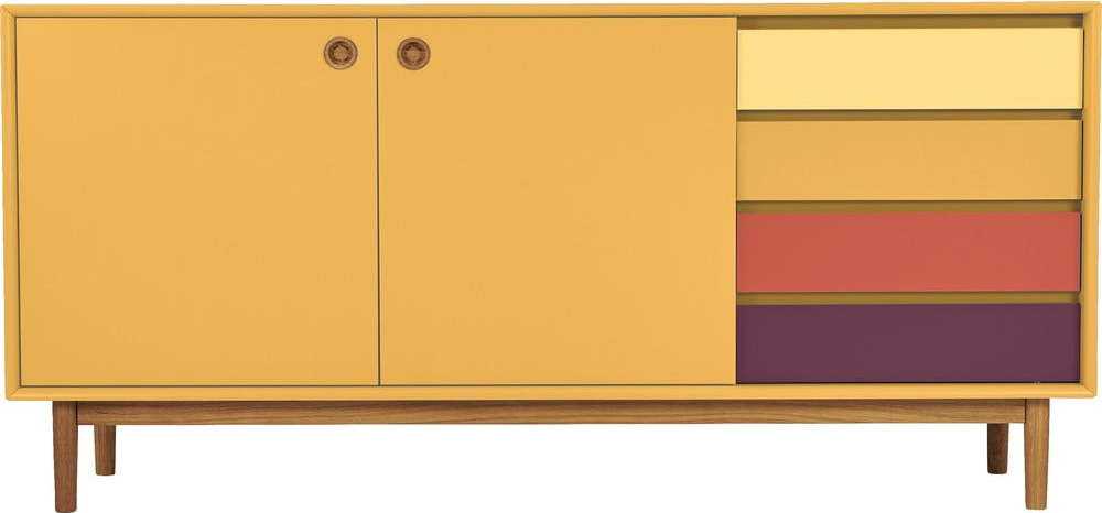 Hořčicově žlutá komoda Tom Tailor for Tenzo Color Box