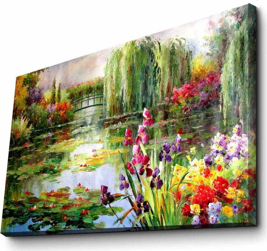 Nástěnný obraz na plátně Impressionist Garden
