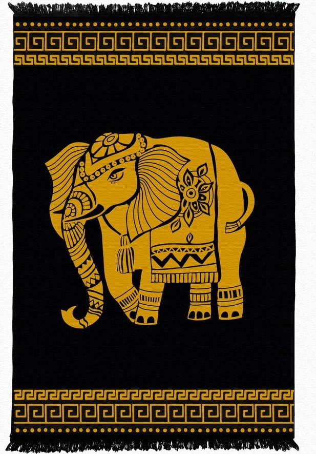 Oboustranný pratelný koberec Kate Louise Doube Sided Rug Elephant