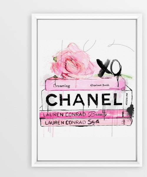Plakát v rámu Piacenza Art Books Chanel