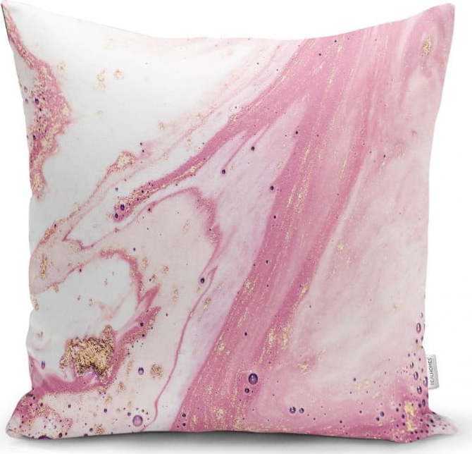 Povlak na polštář Minimalist Cushion Covers Melting Pink