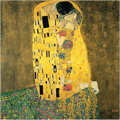 Reprodukce obrazu Gustav Klimt The Kiss