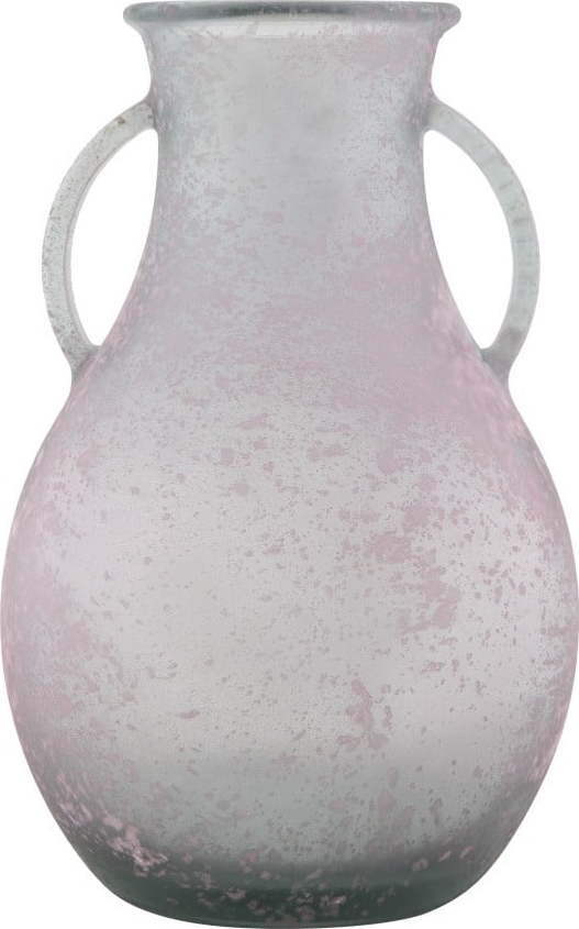Růžová váza z recyklovaného skla Mauro Ferretti Anfora