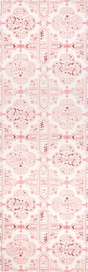 Růžový běhoun Zala Living Cook & Clean Tile