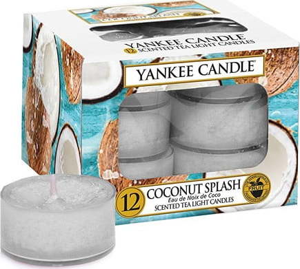 Sada 12 vonných svíček Yankee Candle Coconut Splash