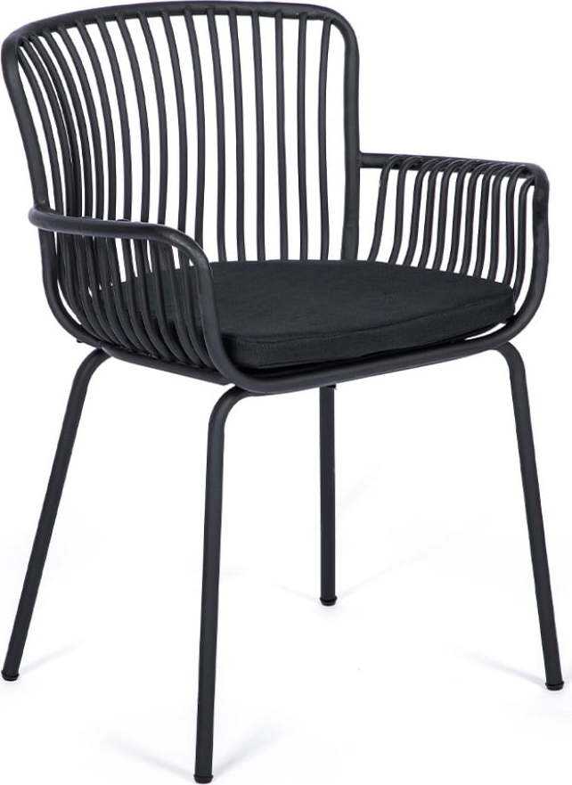 Sada 2 černých zahradních židlí Bonami Selection Elia Bonami Selection