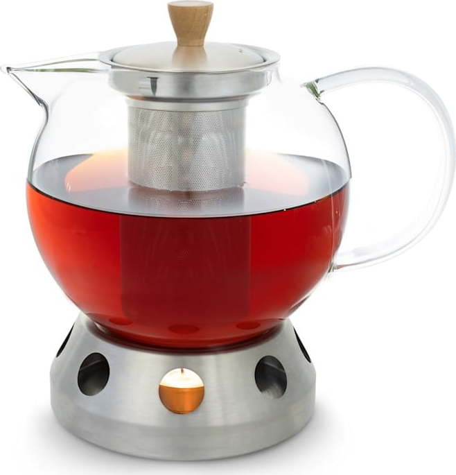 Skleněná čajová konvice s ohřívačem Klarstein Sencha