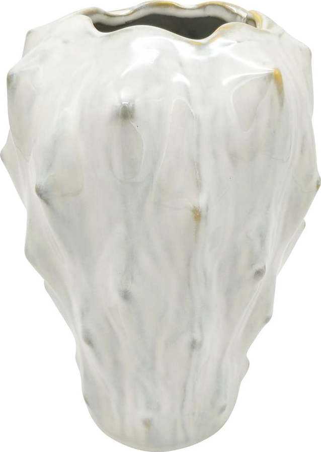 Slonovinově bílá keramická váza PT LIVING Flora