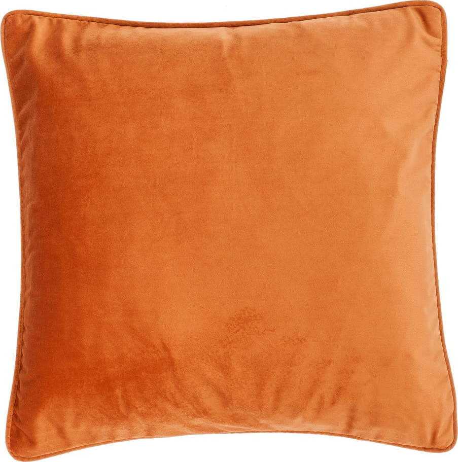 Tmavě oranžový polštář Tiseco Home Studio Velvety