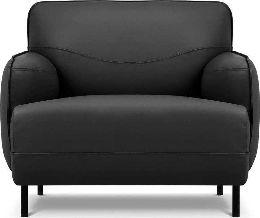 Tmavě šedé kožené křeslo Windsor & Co Sofas Neso Windsor & Co Sofas
