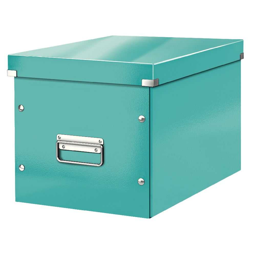 Tyrkysově modrá úložná krabice Leitz Office