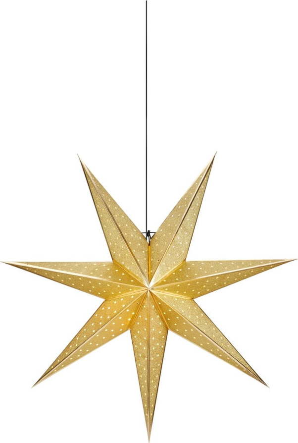 Vánoční závěsná dekorace ve zlaté barvě Markslöjd Glitter