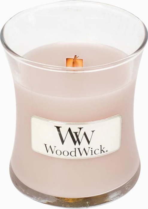 Vonná svíčka WoodWick Vanilka a mořská sůl