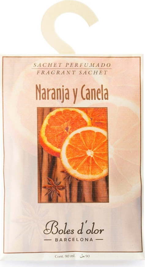 Vonný sáček s vůní pomeranče a skořice Boles d´olor Naranja y Canela Boles d´olor