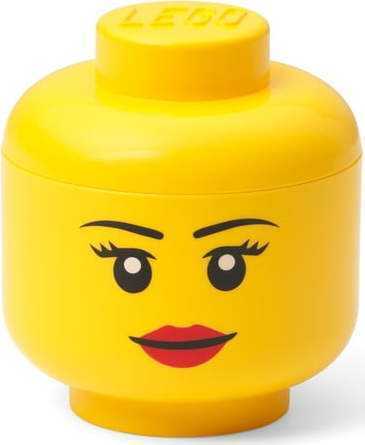 Žlutý úložný box LEGO® Girl