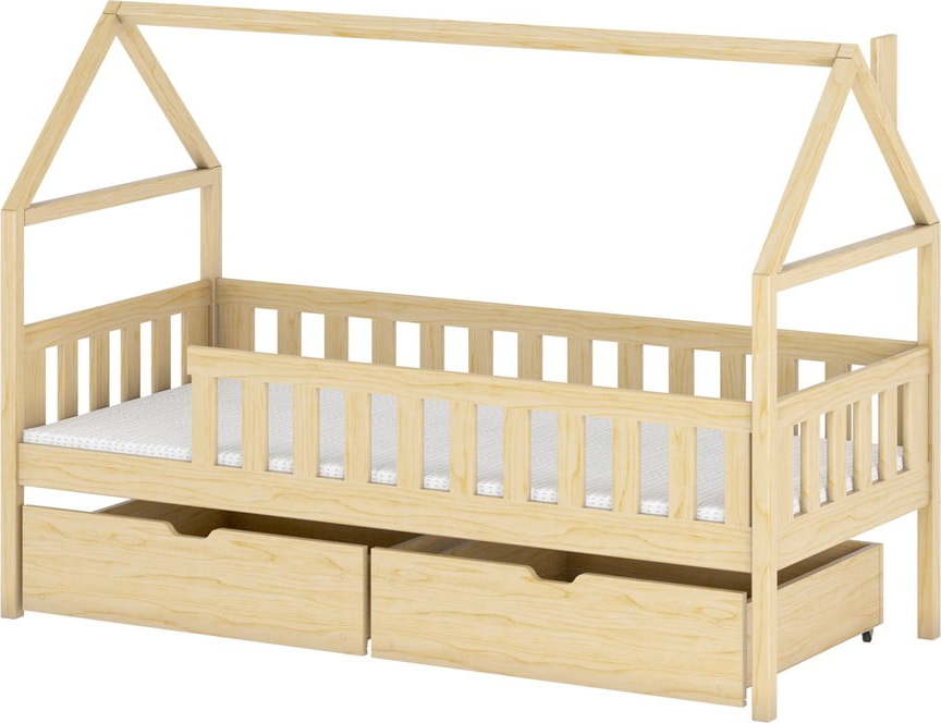 Domečková dětská postel s úložným prostorem 80x180 cm Domi - Lano Meble Lano Meble