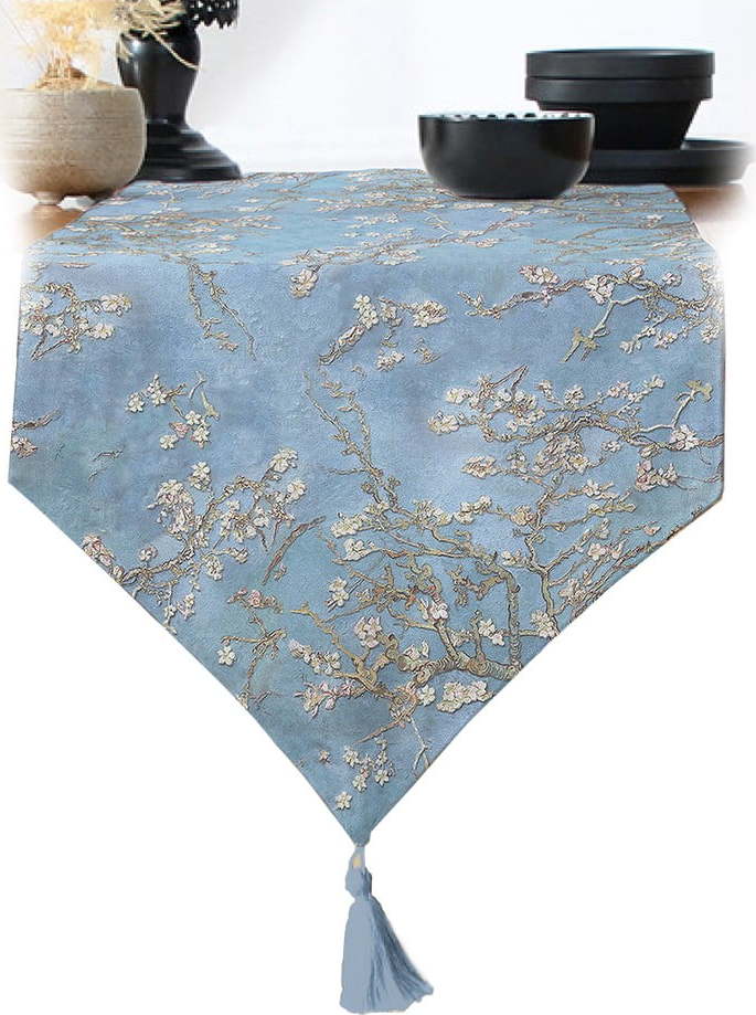 Modrý běhoun na stůl 140x45 cm - Minimalist Cushion Covers Minimalist Cushion Covers