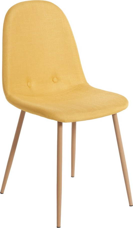 Sada 2 žlutých jídelních židlí Bonami Essentials Lissy Bonami Essentials