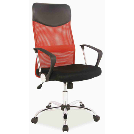 Židle kancelářská Q-025 červená SIGNAL
