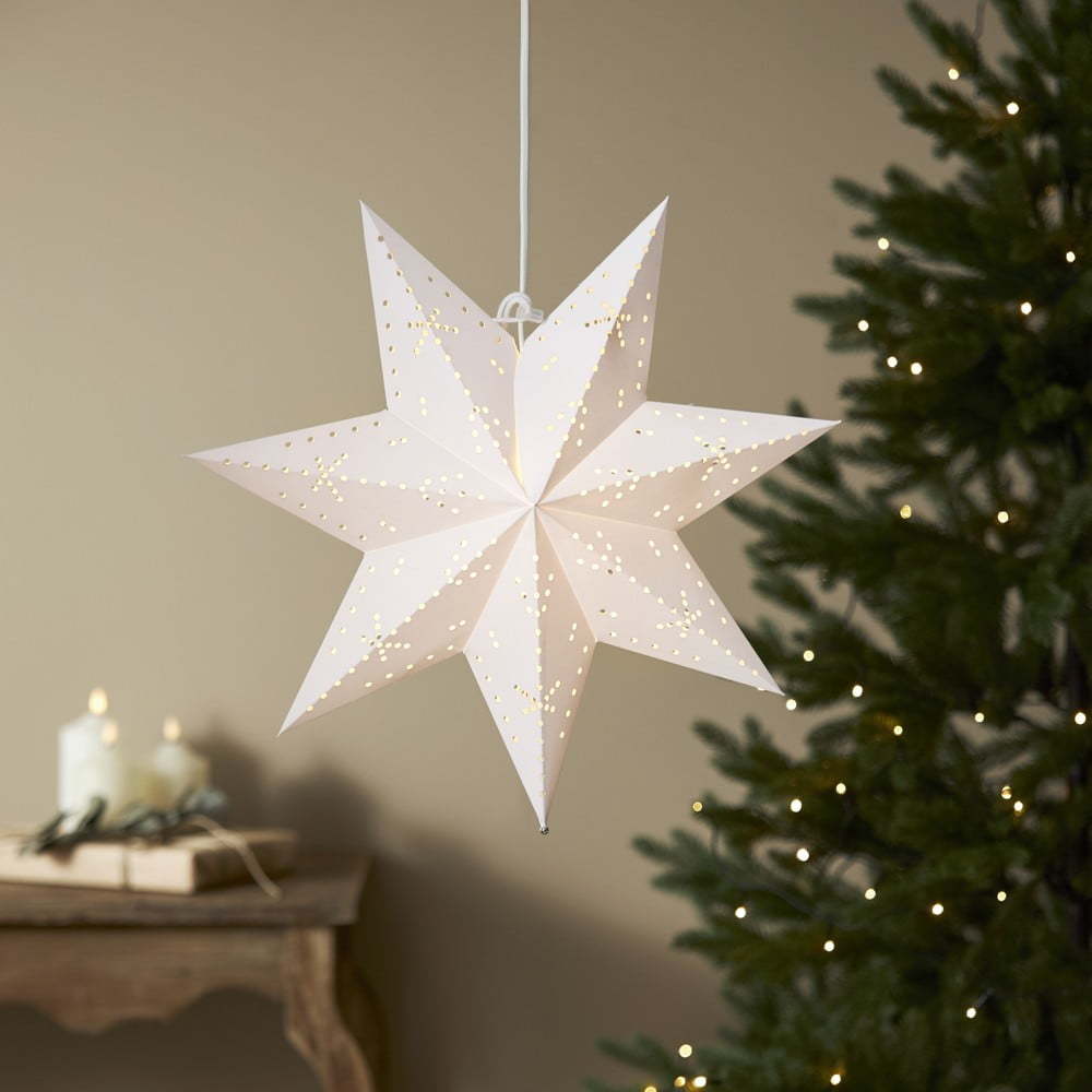 Bílá vánoční světelná dekorace ø 45 cm Classic - Star Trading Star Trading