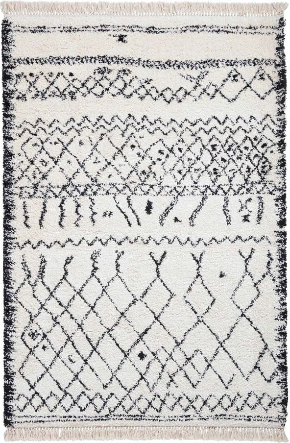 Bílý/černý koberec 290x200 cm Boho - Think Rugs Think Rugs