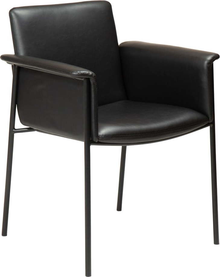 Černá jídelní židle z imitace kůže DAN-FORM Denmark Vale ​​​​​DAN-FORM Denmark