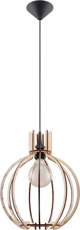 Dřevěné závěsné svítidlo Nice Lamps Laranxa Nice Lamps