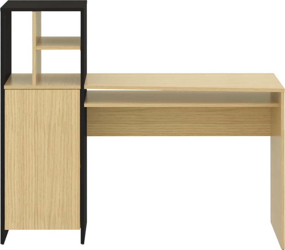 Pracovní stůl s deskou v dubovém dekoru 130x50 cm Mitch - TemaHome TemaHome