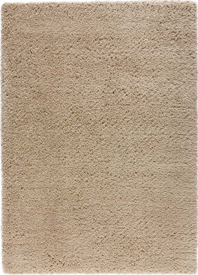 Béžový koberec 110x60 cm Shaggy Reciclada - Universal Universal