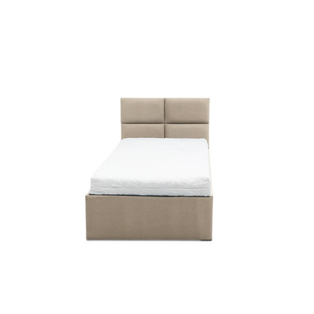 Čalouněná postel MONOS s matrací rozměr 140x200 cm Béžová Bonelová matrace Signal-nabytek