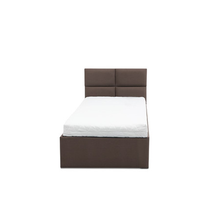 Čalouněná postel MONOS s matrací rozměr 140x200 cm Kakao Bonelová matrace Signal-nabytek